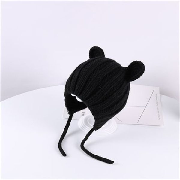 Children's Hats Handmade Knitted Woolen Hats - Image 4