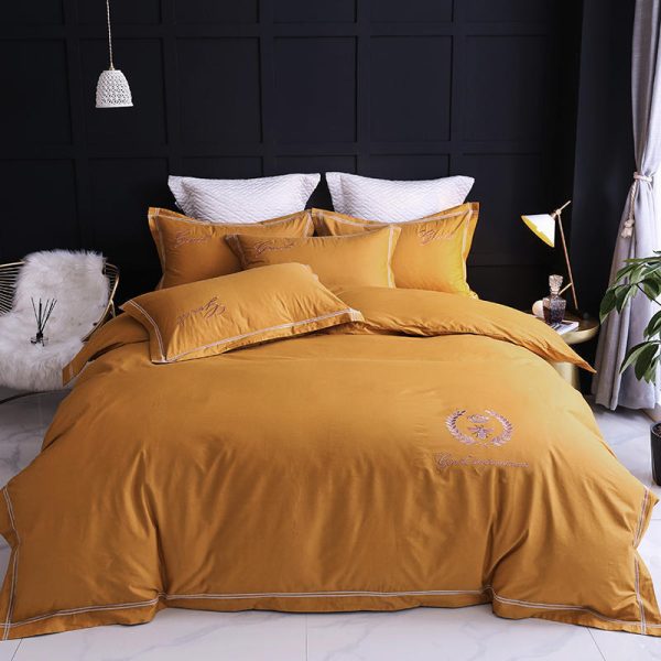 Four-piece Household Simple Cotton Bed Duvet Cover - Image 9