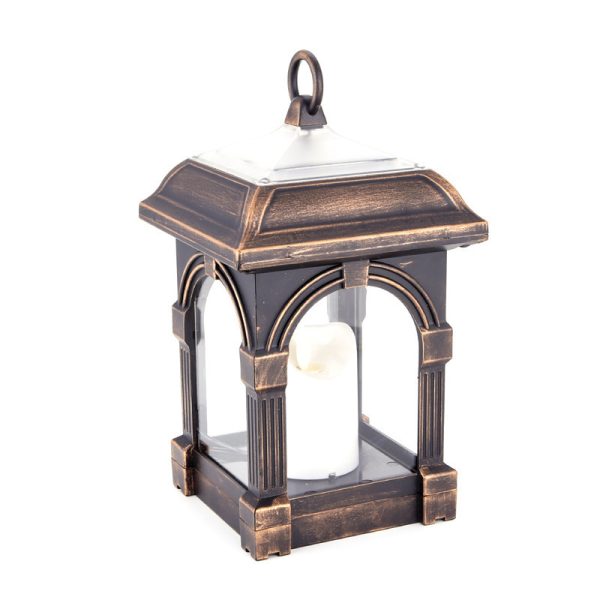 Outdoor Solar Swing Candle Lantern