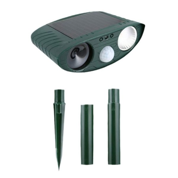 Outdoor Solar-powered Animal Repeller Strobe Light Light - Image 5