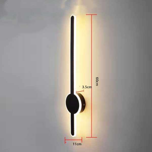 Minimalist Luxury Line LED Acrylic Wall Light - Image 3