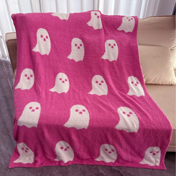 Half Velvet Blanket Ghost Blanket Knitted