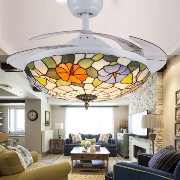 Invisible Ceiling Fan Lamp Living Room Dining Fan - Image 5