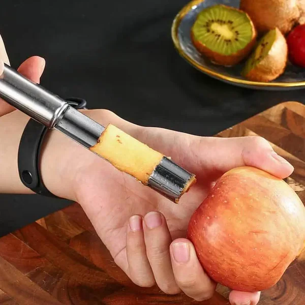 Stainless Steel Apple Corer Fruit Seed Core Remover Pear Apple Corer Seeder Slicer Knife Kitchen Gadgets Fruit & Vegetable Tools