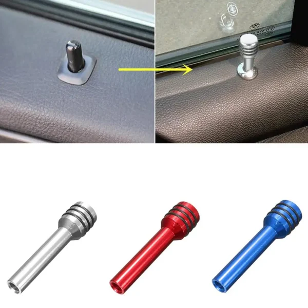 2Pcs 49mm Car Vehicle Universal Interior Door Lock Pin Aluminum Alloy Pull Pin Knobs Auto Replacement Parts