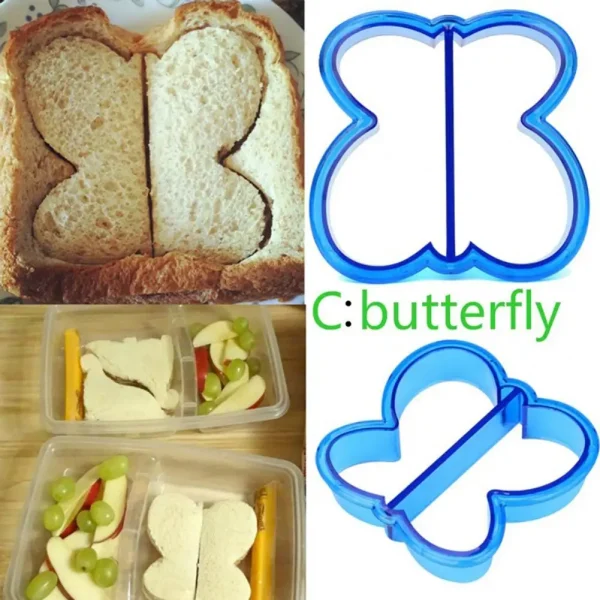 Sandwich Cutters Mould Food Toast Bread Mold Cute Baking Children Set Lunch Cutter Interesting Kitchen Accessories for Kids - Image 3