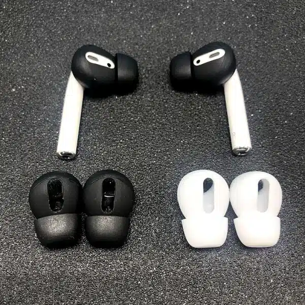 Ear pads for Airpods 1/2 Wireless Bluetooth Iphone Earphones Silicone Covers Caps Earphone Case Earpads Eartips 2pcs/Pair