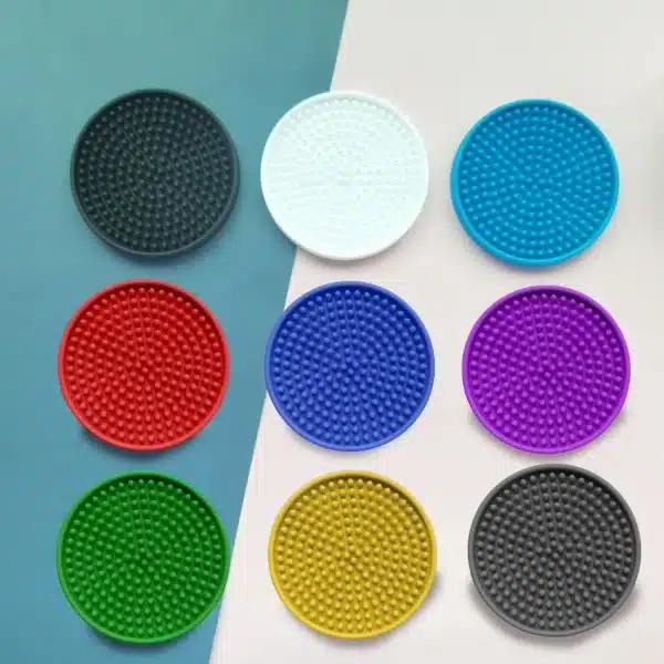 Aixiangru Silicone Coaster PVC Soft Plastic Cup Mat Kitchen Gadget Tea Heat Insulation Table Mat Table Mat Non-slip - Image 3