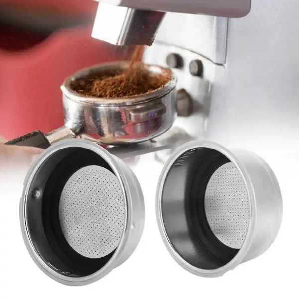 Detachable Coffee Filter Basket Stainless Steel Coffee Filter Strainer Bowl Coffee Machine Portafilter Part Accessories - Image 2