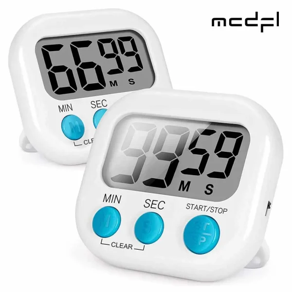 MCDFL Electronic Timer Digital Loud Bell Cooking Kitchen Gadget Sets Gym Stopwatch Fridge Magnets Minuteur Kids Cute Accessories - Image 2