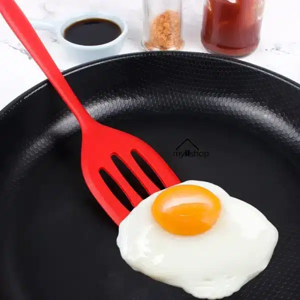 Silicone Frying Pan Spatula Scoop Cooking Utensils Egg Fish Frying Pan Turners Shovel Cooking Accessories Kitchen Gadgets - Image 4