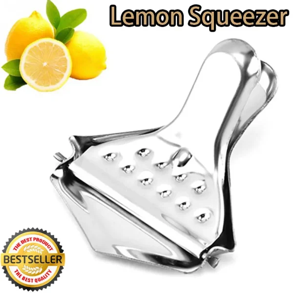 Manual Lemon Squeezer Stainless Steel Fruit Juicers Lemon Clips Lemon Clip Fruit Juicer Kitchen Gadget Manual Hand Juicer Tool