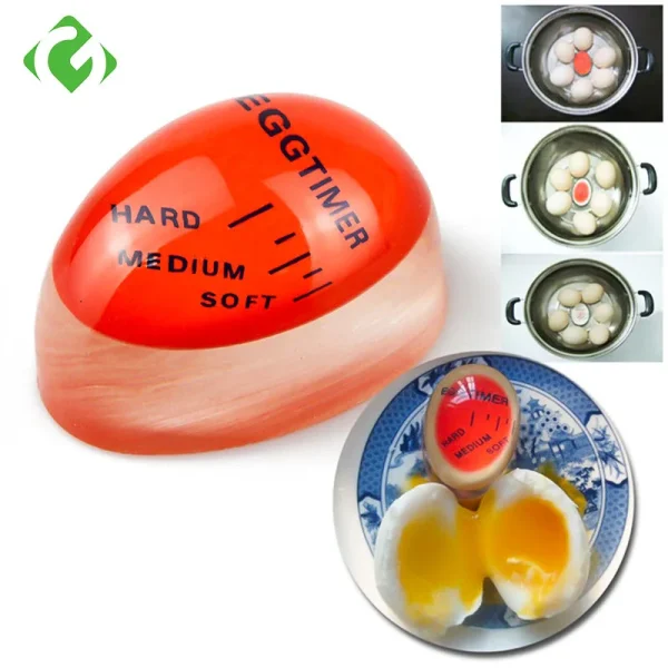 Creative Kitchen Timers Boiled egg special timing gadget cooking set Color show the soft and hard of the egg in real time in Pot