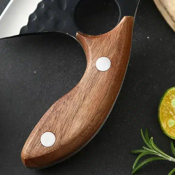 Stainless Steel Slicing Cooking Mini Knife Hand Forged Boning Knife Cheese Pizza Small Chef Fruit Kitchen Knives Wooden Handle - Image 3