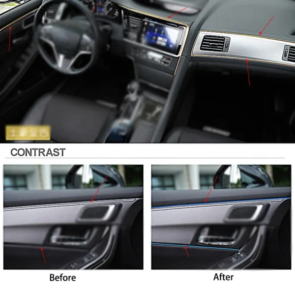 5m Universal Car Accessories Insert Trim Styling Interior Decor For Interior Replacement Parts Ford Kuga Car Accesorry Bmw F22 - Image 6