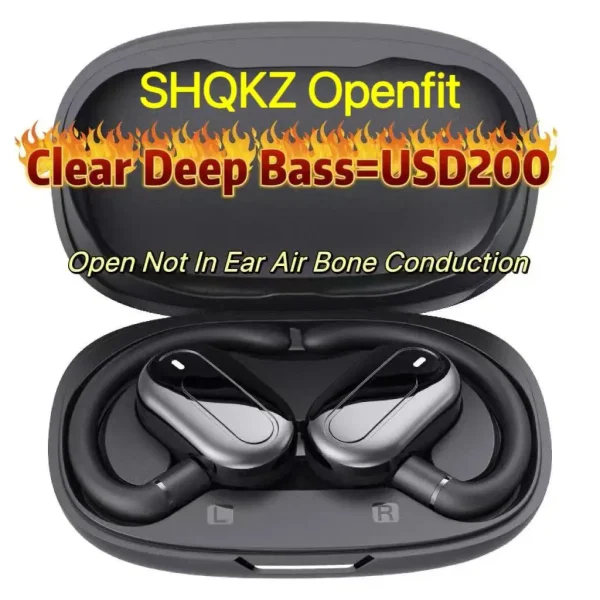 for Cleer ARC for shokz openfit Air pro OWS bass Bone conduction headphones open ear Bluetooth earphone HD for 1MORE fit earbuds