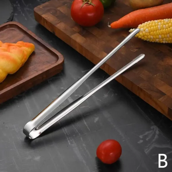 Multifunction Barbecue Tongs Food Tongs Food Clip Kitchen Buffet Stainless Tweezers BBQ Gadgets Churrasco Clip Tool Steel M1L3 - Image 2