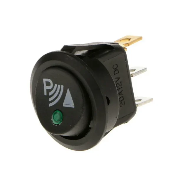 3 Pin Round Rocker Parking Off Switch Front Rear Walking Sensor Interior Accessories Interior Replacement Parts - Image 4