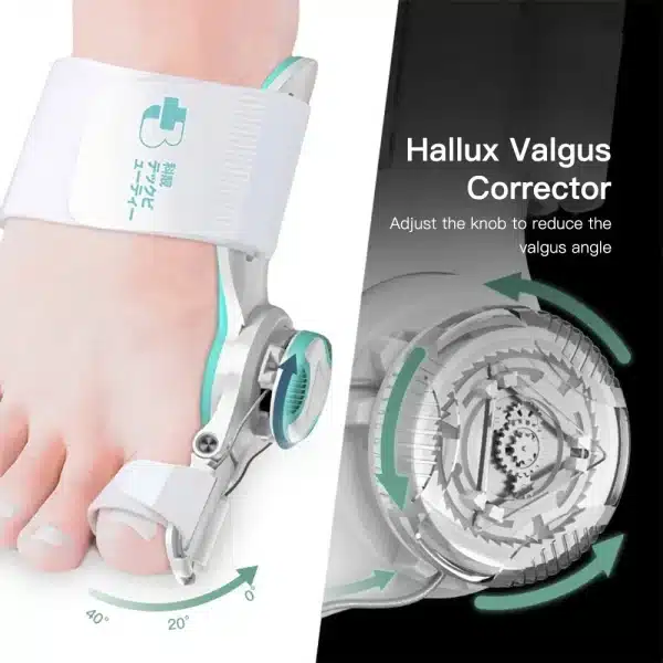 Big Toe Straightener Corrector Bunion Corrector Adjustable Toe Separator Hallux Valgus Orthopedic Brace Pain Relief Foot Care