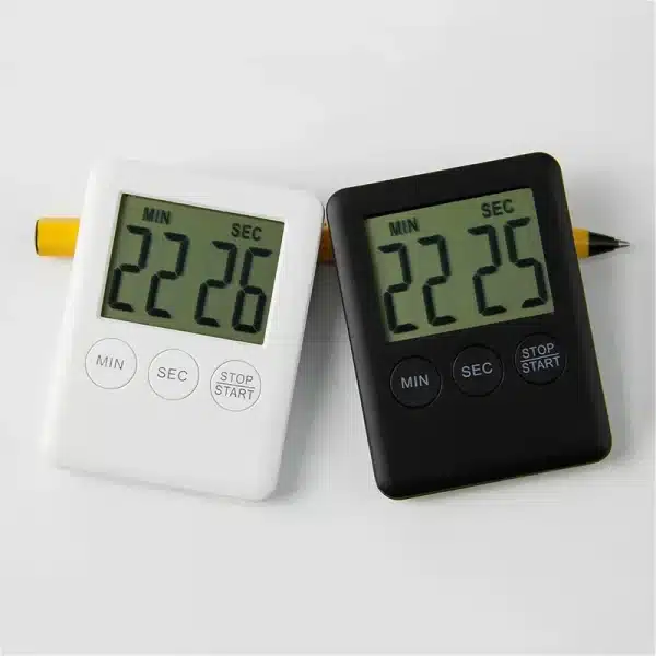 Hot Sale 4 Colors Super Thin LCD Digital Screen Kitchen Timer Square Cooking Count Up Countdown Alarm Magnet Clock Tools Gadgets - Image 5