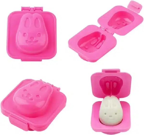 6Pcs/set Cartoon Rice Ball Mold Boiled Egg Mold Bento Maker Sushi Tools Kitchen Gadgets Random Color - Image 5