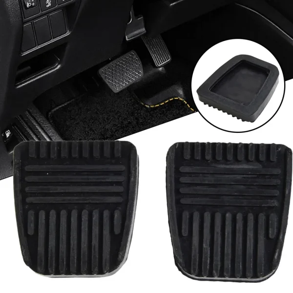 Direct Replacement Interior Parts Auto Accessories Pedal Pad Clutch Brake 2pcs Black New Plug-and-play For CAMRY 1983 - 2001 - Image 4