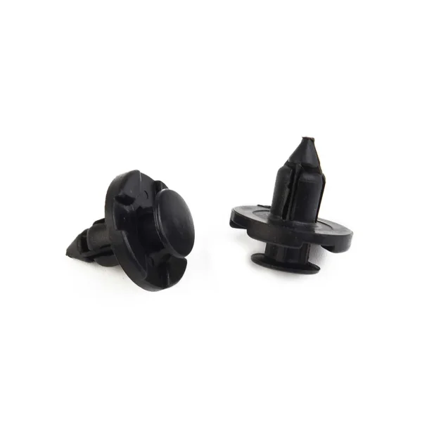 Push pins Fender Replacement Decor 50pcs Fastener Clips 8mm Car Plastic Interior Fixing Cover Black Accessory Parts - Image 3