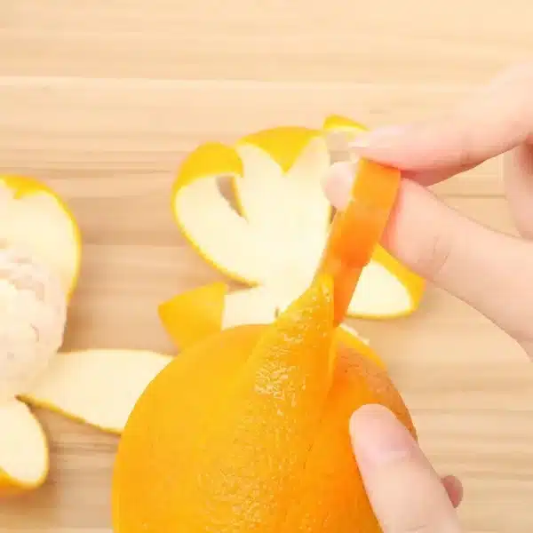 1pc Ring Orange Peeler Kitchen Gadgets Cooking Tools Peeler Parer Finger Type Open Orange Peel Orange Device Fruit Peeling Tool - Image 3