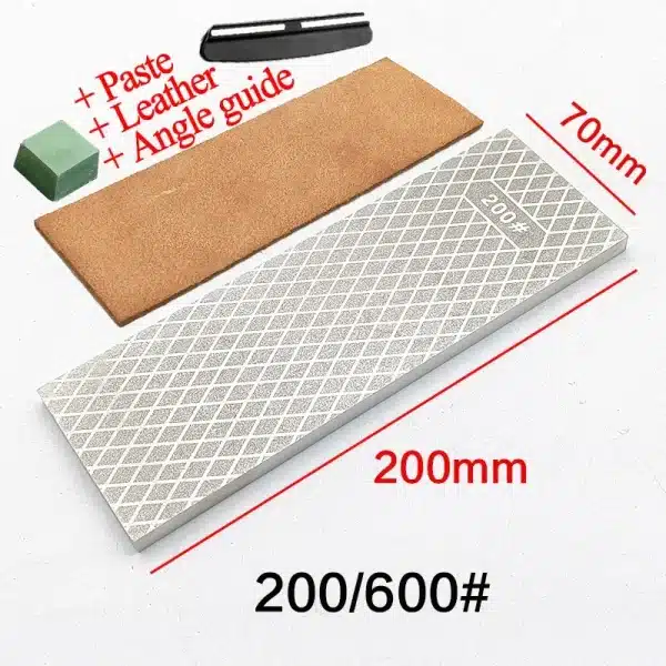 [Video]1pcs 400 1000 double side grit diamond knife sharpener sharpeing stone kitchen tools honing blade coarse sharpen - Image 2