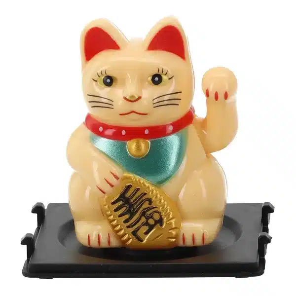 Car Dashboard Decor Lucky Cat Ornament Vehicle Automatic Waving Interior Lovely Parts Replacement Solar Accessories - Image 5