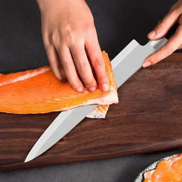 Sushi Knife Salmon Fish Filleting Japanese Chef Knife Stainless Steel Vegetables Slice Meat Cleaver Kitchen Knife - Image 3