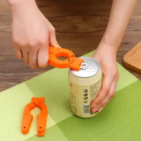 Creative Plastic Can Opener Multi-functional Manual Non-slip Canned Drink Kitchen Gadgets Bar Party Lady Portable Bottle Opener - Image 3