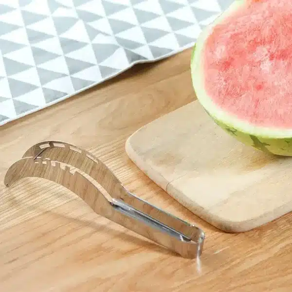 Watermelon Artifact Slicing Knife Stainless Steel Knife Corer Fruit and Vegetable Tools Watermelon Clip Kitchen Accessories - Image 5