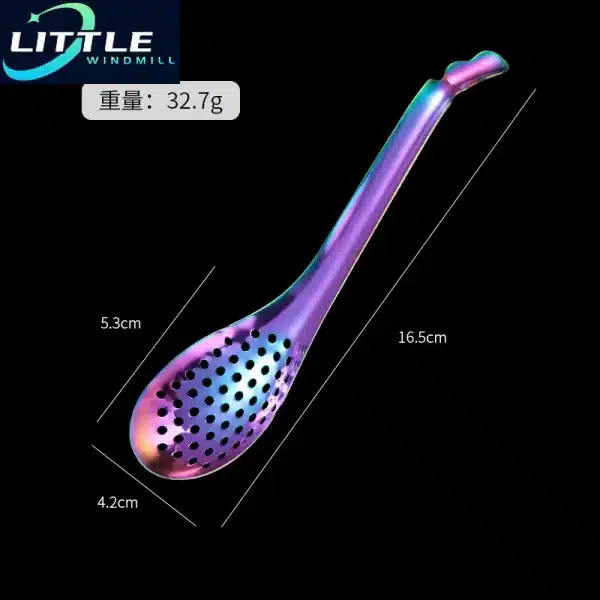 Molecular Cuisine Caviar Spoon Cooking Gadgets Colander Egg Yolk Kitchen Tools Accessories - Image 5