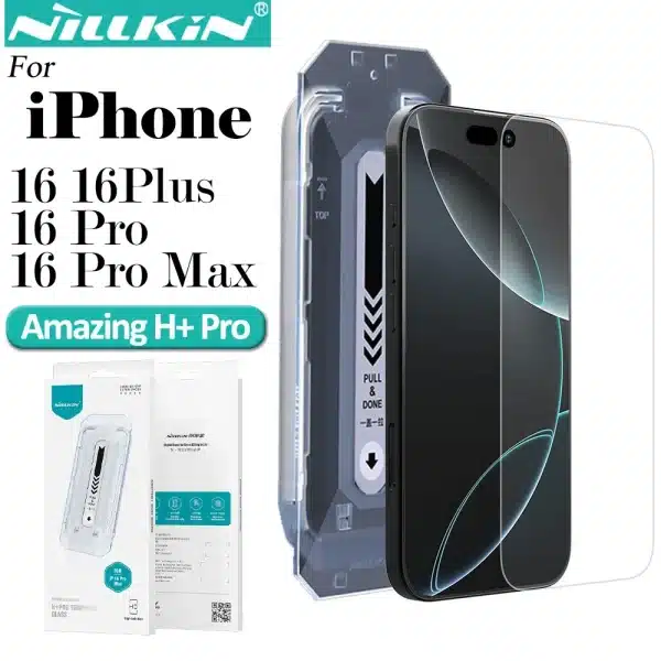 Nillkin for iPhone 16 Pro Max 16 Pro 16 Plus H+PRO Anti-Explosion Tempered Glass Phone Screen Protector with film sticking tool