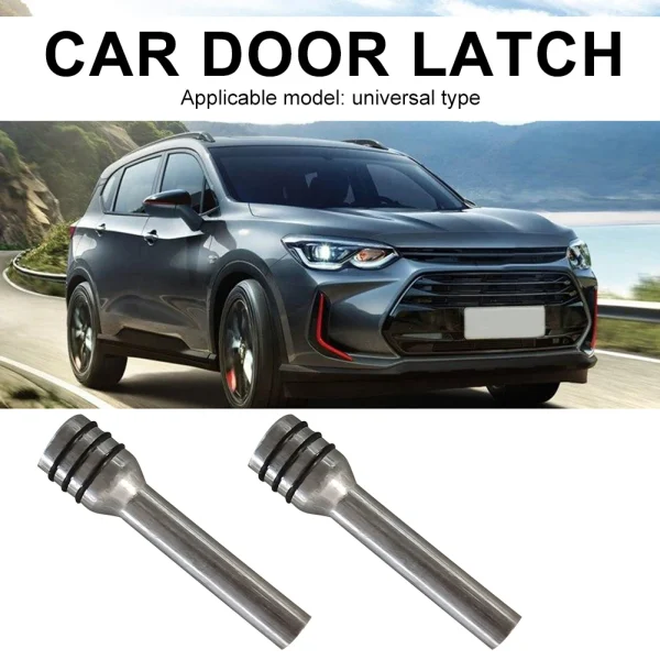 2/4Pcs Car Door Lock Knobs Aluminum Alloy Car Interior Door Locks Vehicle Safety Door Latch for Auto Interior Replacement Parts - Image 3