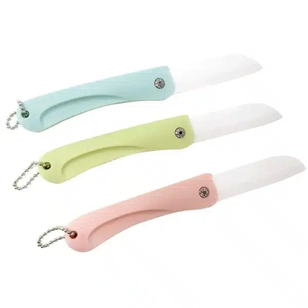 1PC Mini Ceramic Fruit Knife Kitchen And Bar Supplies Portable Folding Knife Creative Kitchen Fruit Knife Paring Knife - Image 5