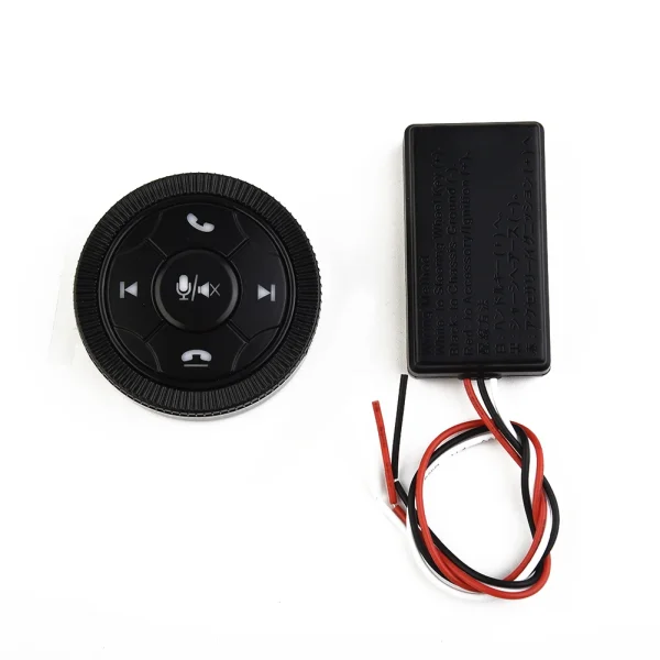 /1pc Car Steering Wheel GPS Wireless For Button Key Volume Control ABS+PC Replaceable Battery 7-Key Function Automobiles Parts/