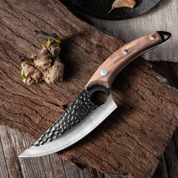 5.5" Meat Cleaver Knife Handmade Forged Boning Knife Serbian Chef Knife Stainless Steel Kitchen Knife Butcher Fish Knife - Image 4