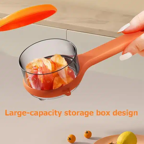 Double Sided Stainless Steel Blade Peeling Knife Storage Multifunctional Peeler Cooking Camping Kitchen Small Tool New Product - Image 2