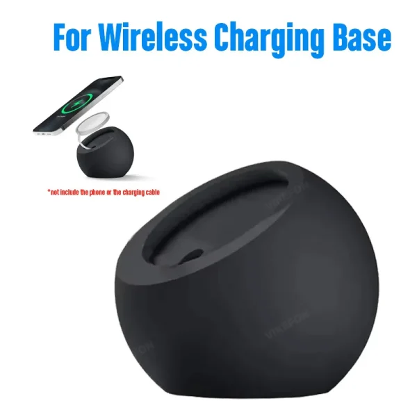 Phone Wireless Chargers Base Holder Silicone Lazy Desktop Stand for Magsafe iPhone 13/14/15/16 Pro Max Charger Dock Accessories