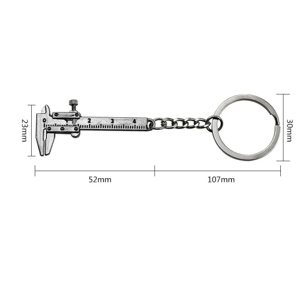 Car Key Mini Vernier Caliper Portable 0-40mm Keychain For Interior Replacement Parts Audi A3 Walk-behind Tractor Smart Fortwo - Image 6