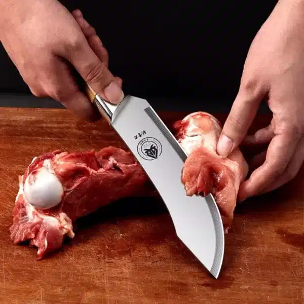 Forged Boning Knife Butchers' Knife Sharp Cleaver Sever Knife Fruit Knife Kitchen Replaceable Blade Knife - Image 5