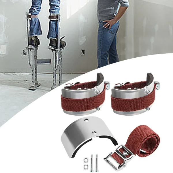 2x Leg Strap Kit for Stilts Stilt Accessories Easy Use Universal Drywall Stilt Replace Parts for Wiring Interior Painting