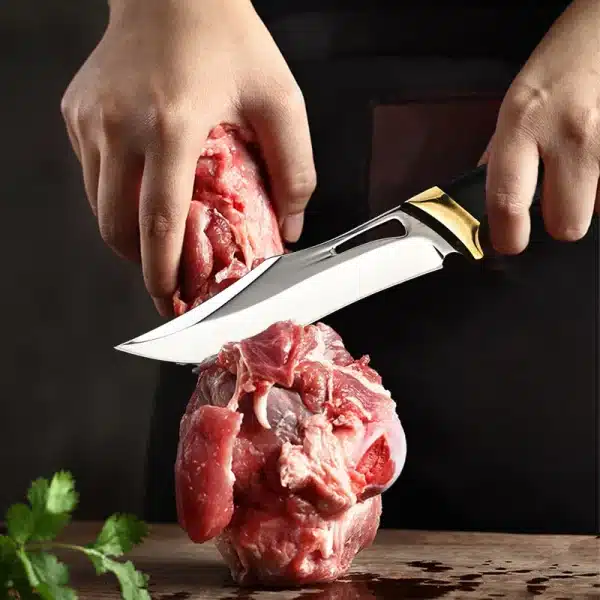 Chef Slicing Cooking Butcher Boning Knife Hand Forge Blade Kitchen Knives Cleaver Meat Fish Fruit Vegetable Utility Boning Knife - Image 4