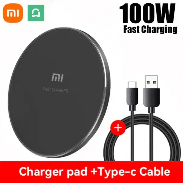 Xiaomi MIJIA 100W Wireless Charger For iPhone 16 Pro Max Induction Fast Charging Pad Dock Station For Samsung S23 Xiaomi Huawei