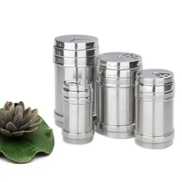 /Stainless Steel /Salt Sugar /Bottle/ Rotating /Cover Multi-purpose Kitchen Gadgets Spice Pepper Shaker Spice Jar Seasoning Can - Image 6