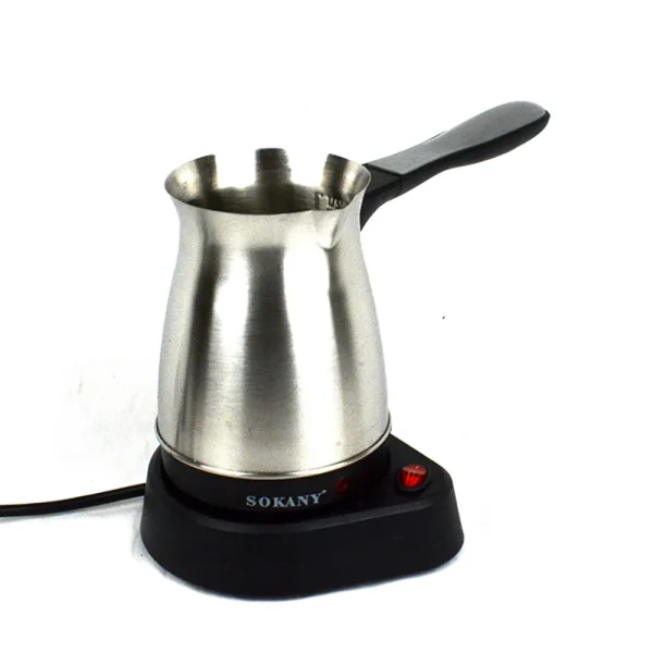 220V 5 Cup Electric Turkish Greek Coffee Maker Stainless Steel Machine Moka Pot 2023 New - Image 3