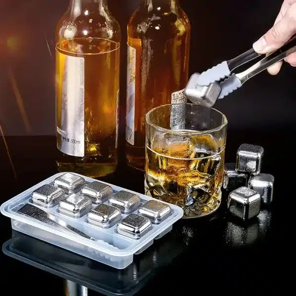 ice cube metal, 5/9/13pcs/Set Chilling Stones for drink Whiskey Wine Wine Cooling Cube Chilling Rock kitchens Tool gadgets - Image 4