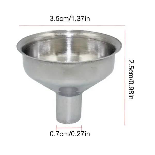 Small Mouth Funnels Mini Bar Wine Flask Funnel for Filling Hip Flask Narrow-Mouth Bottles Stainless Steel Kitchen gadget - Image 6